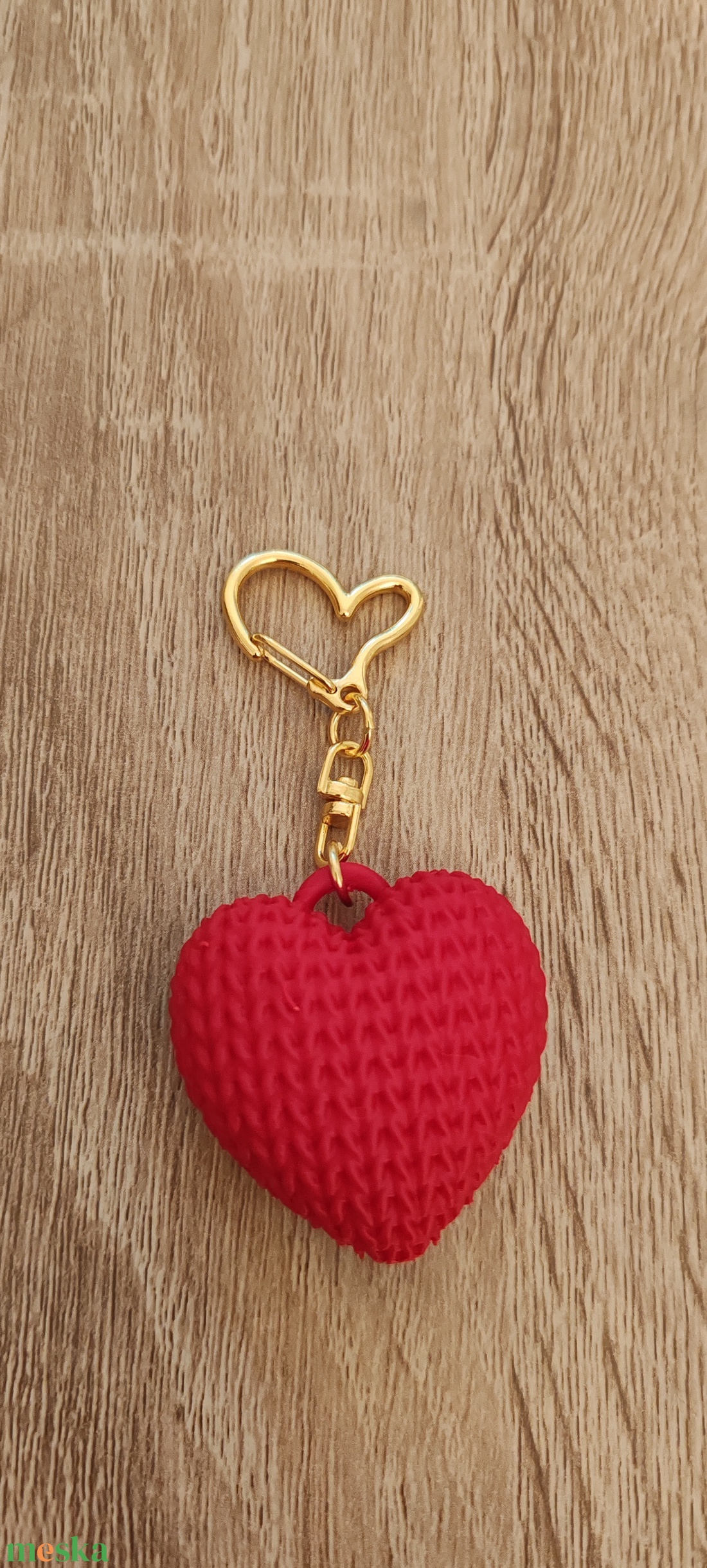 Valentin Szív kulcstartó - táska & tok - kulcstartó & táskadísz - kulcstartó - Meska.hu
