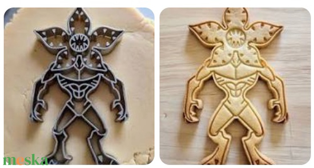 Stranger Things sütiforma 3D - otthon & életmód - konyhafelszerelés, tálalás - sütés, főzés - sütikiszúró - Meska.hu