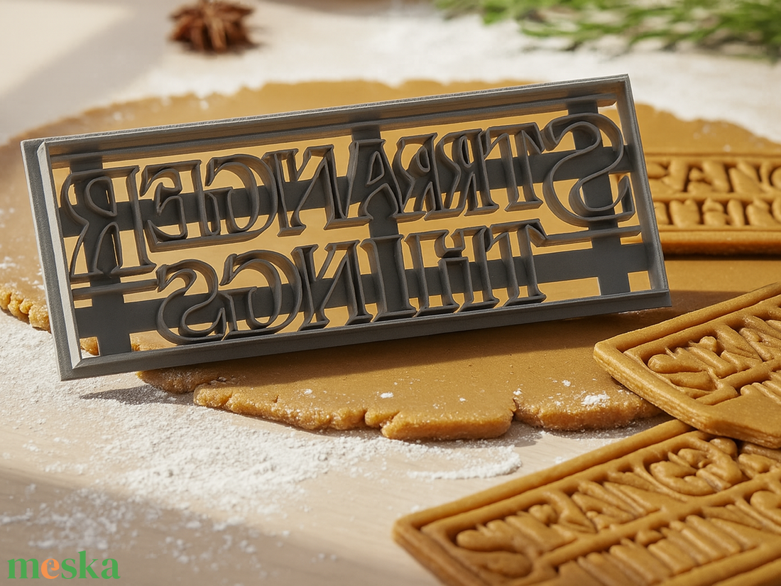 Stranger Things sütiforma 3D - otthon & életmód - konyhafelszerelés, tálalás - sütés, főzés - sütikiszúró - Meska.hu