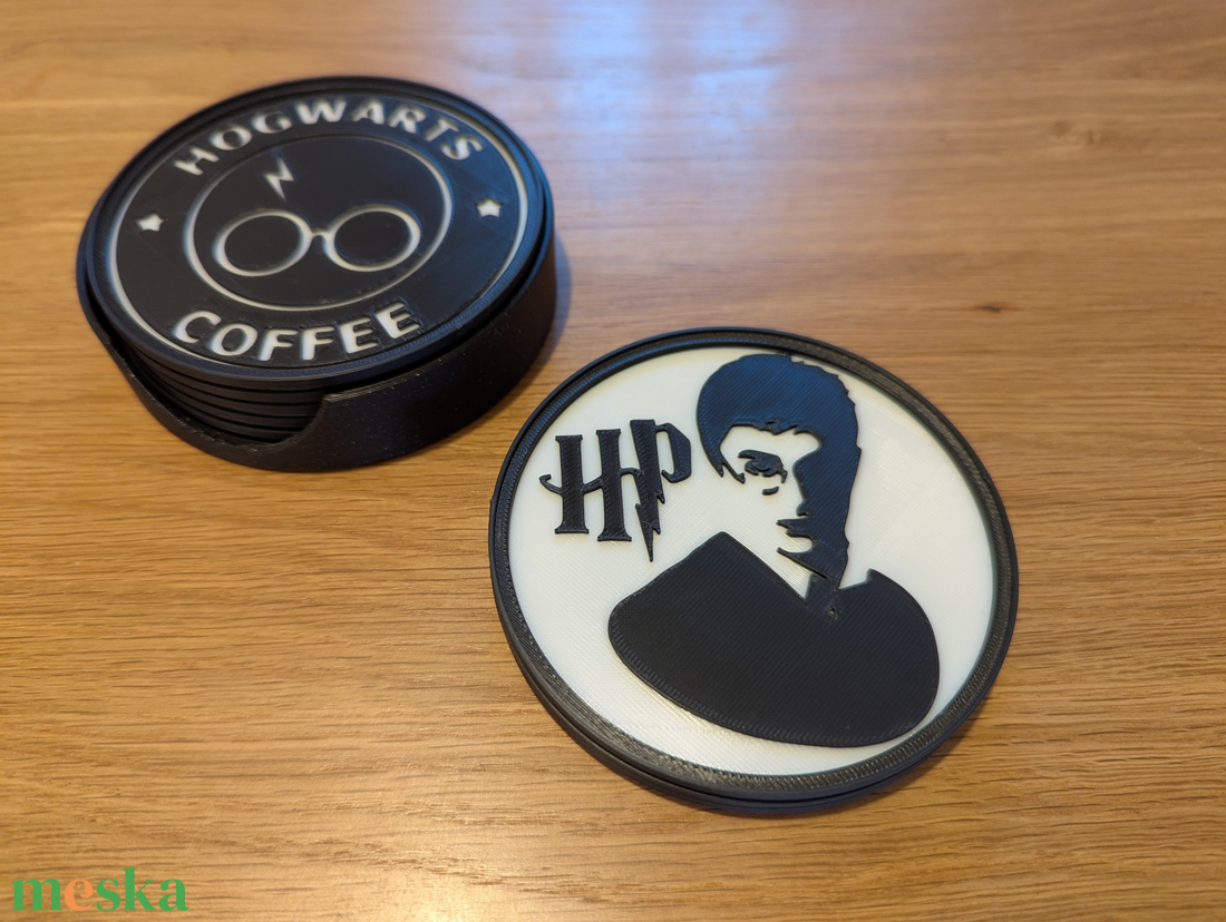 Harry Potter Poháralátét szettek - otthon & életmód - konyhafelszerelés, tálalás - tálalás - tányér- és poháralátét - Meska.hu