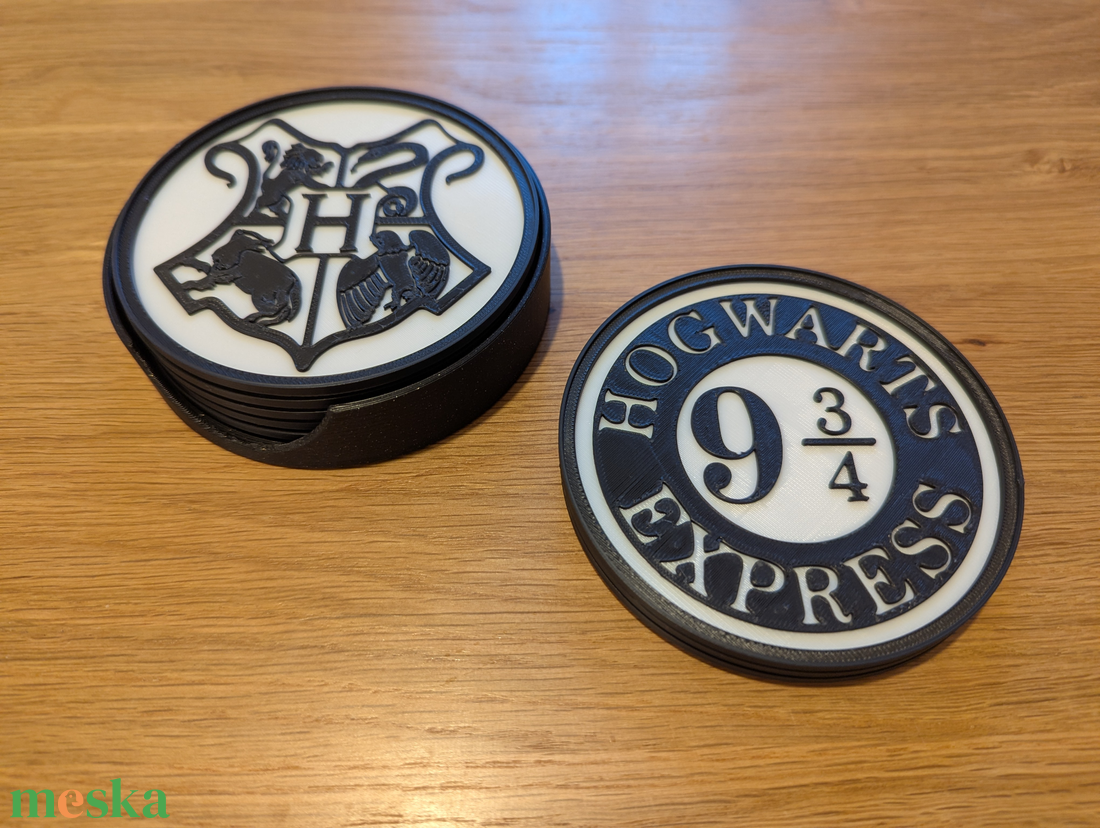 Harry Potter Poháralátét szettek - otthon & életmód - konyhafelszerelés, tálalás - tálalás - tányér- és poháralátét - Meska.hu