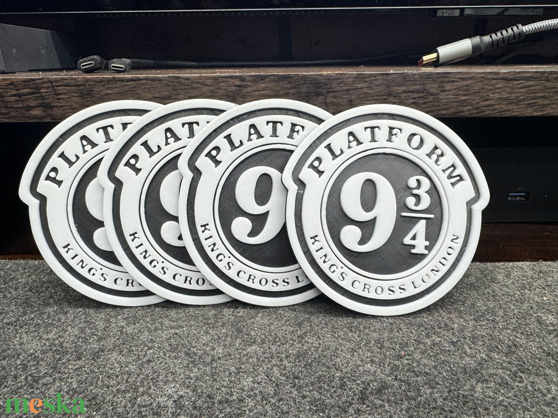 Harry Potter Poháralátét szettek - otthon & életmód - konyhafelszerelés, tálalás - tálalás - tányér- és poháralátét - Meska.hu