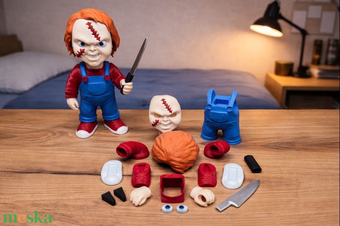 Chucky csináld magad 3D - kellékek & szerszámok - dekorációs kellékek - figurák - Meska.hu