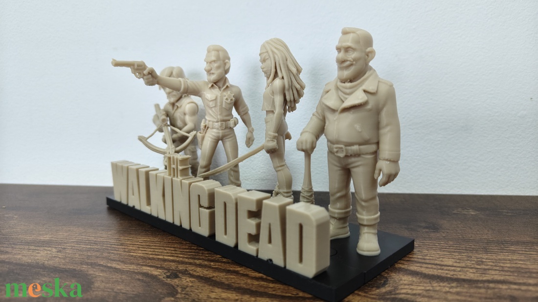 Walking Dead Asztaldísz 3D - kellékek & szerszámok - dekorációs kellékek - figurák - Meska.hu