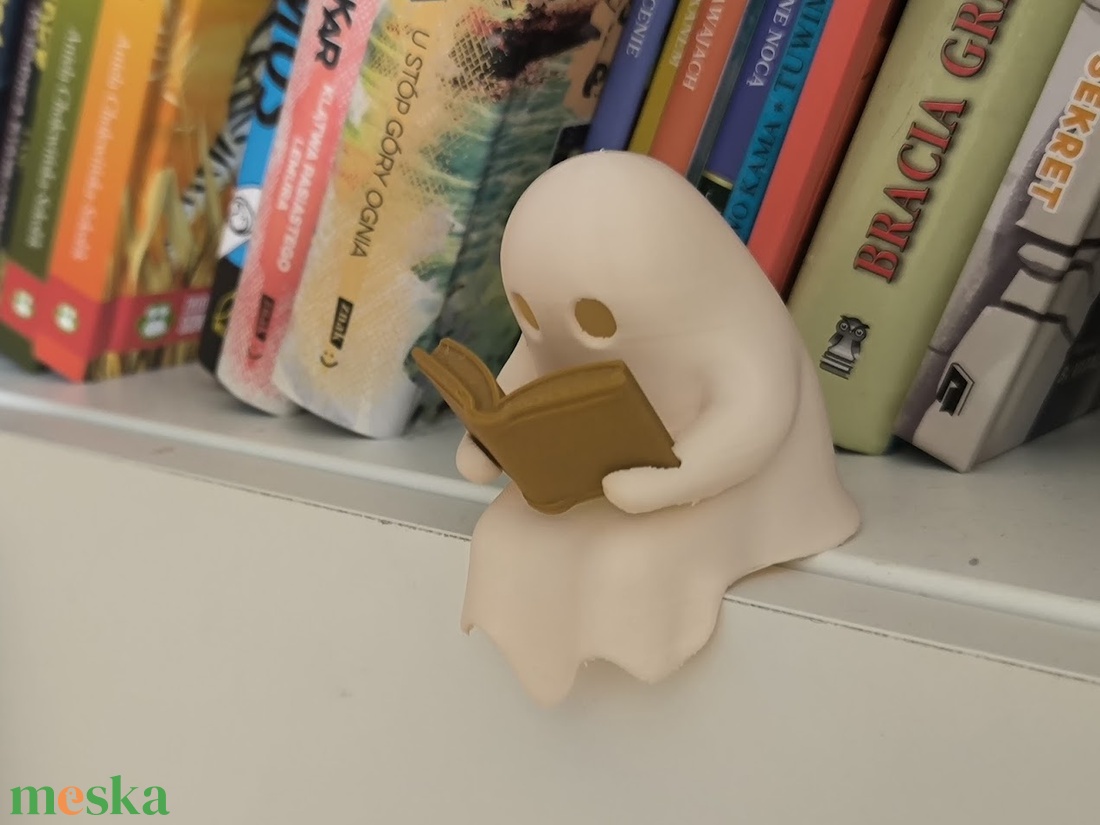 Cuki Világító Szellem Polcdísz - esküvő - dekoráció - asztaldísz - Meska.hu