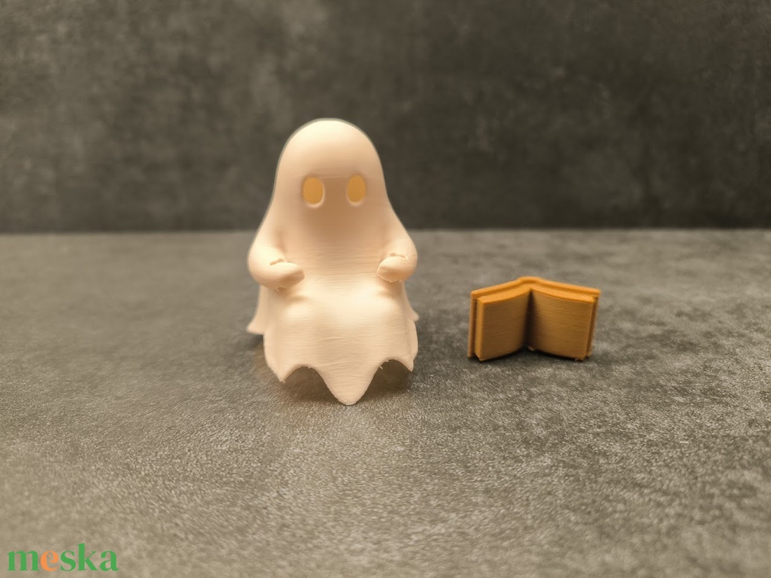 Cuki Világító Szellem Polcdísz - esküvő - dekoráció - asztaldísz - Meska.hu