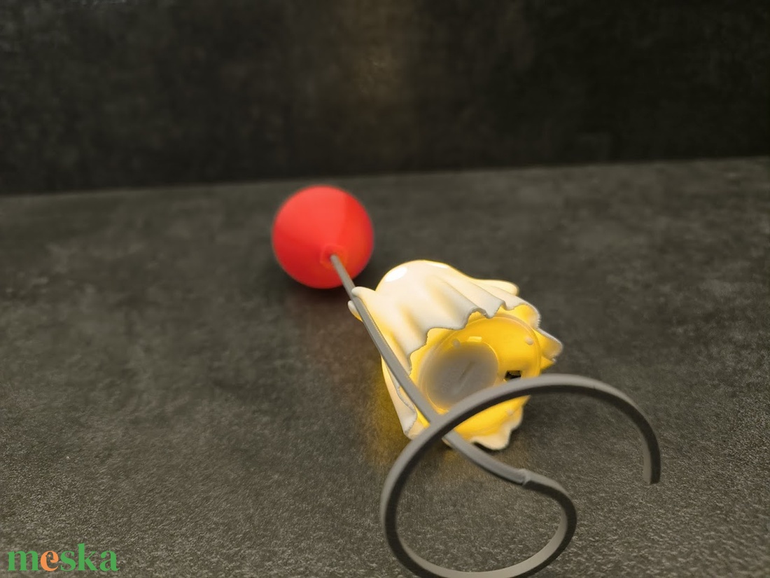 Cuki Világító Lufis Szellem Polcdísz - otthon & életmód - dekoráció - asztal és polc dekoráció - asztaldísz - Meska.hu