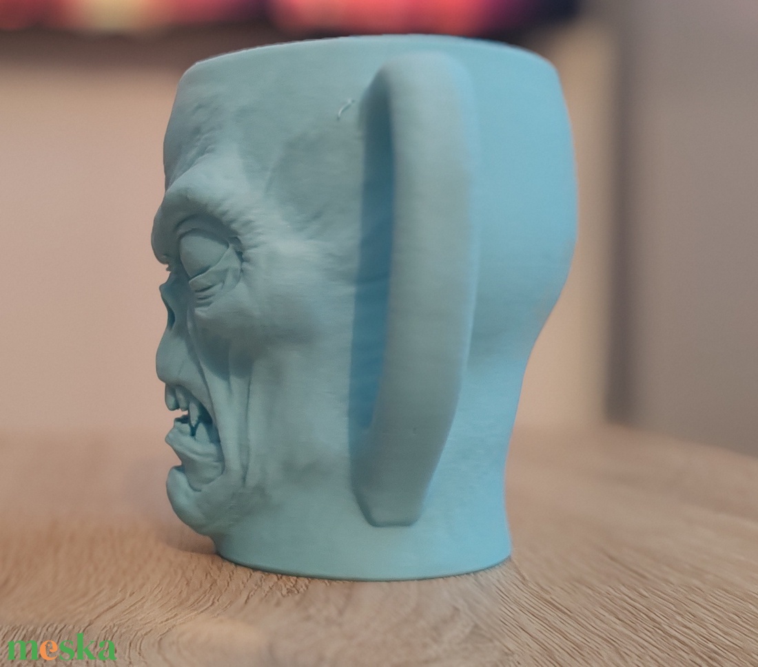 Szörnyes poh�r  3D - kellékek & szerszámok - dekorációs kellékek - figurák - Meska.hu