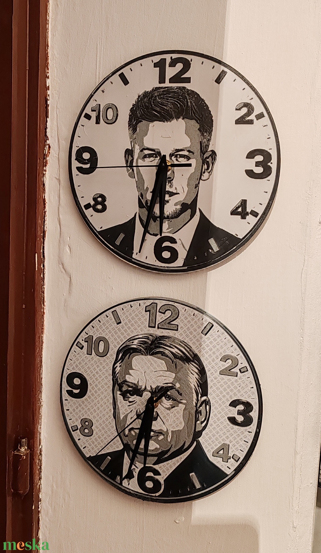 Magyar P�ter 3D falióra - otthon & életmód - dekoráció - fali és függő dekoráció - falióra & óra - Meska.hu