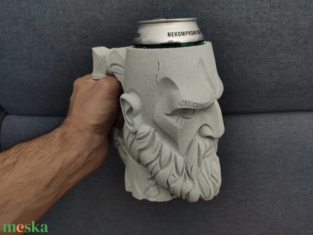Kratos Sörtartó és Üdítőtartó 3D pohár - otthon & életmód - konyhafelszerelés, tálalás - italos kellékek - sörtartó - Meska.hu