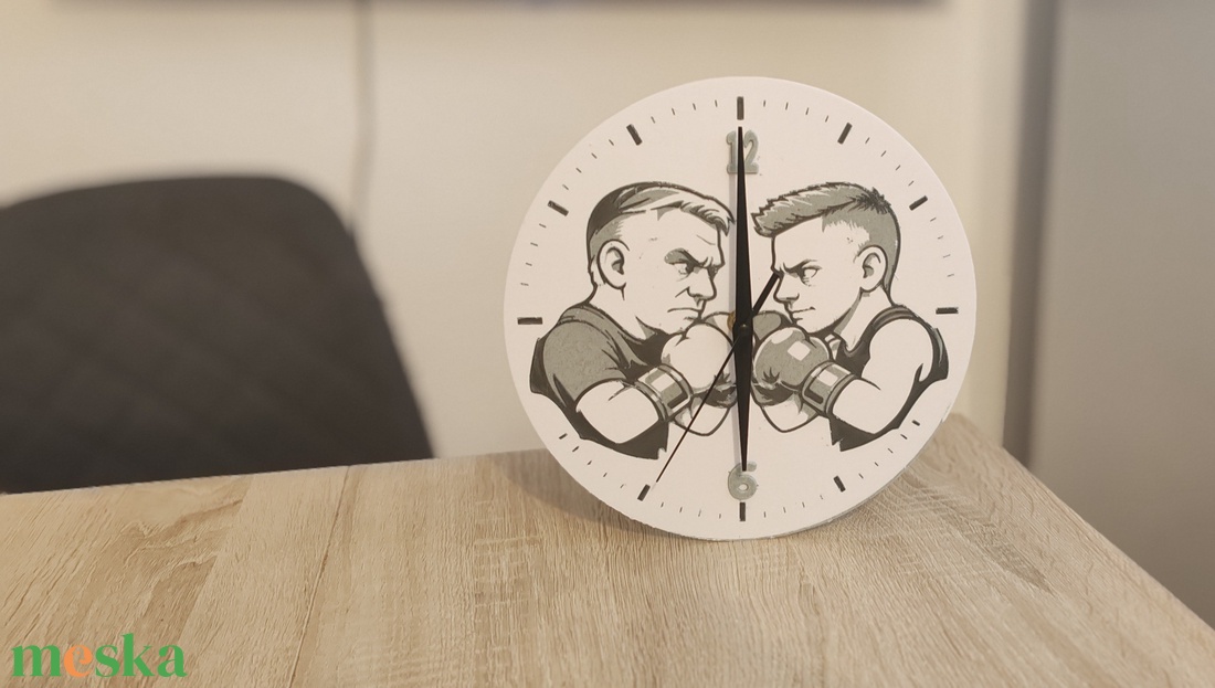 Orbán Vs. Magyar Box 3D falióra - otthon & életmód - dekoráció - fali és függő dekoráció - falióra & óra - Meska.hu