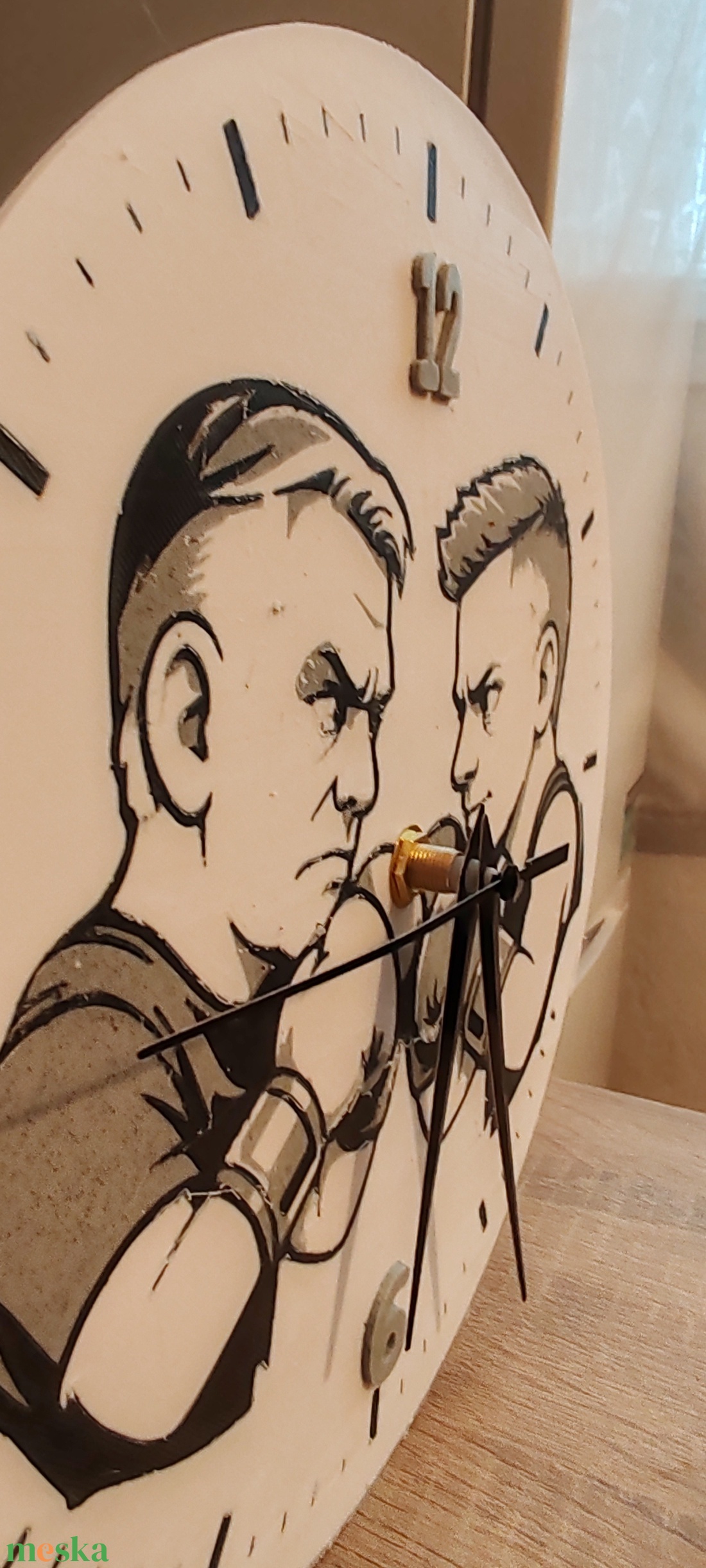 Orbán Vs. Magyar Box 3D falióra - otthon & életmód - dekoráció - fali és függő dekoráció - falióra & óra - Meska.hu