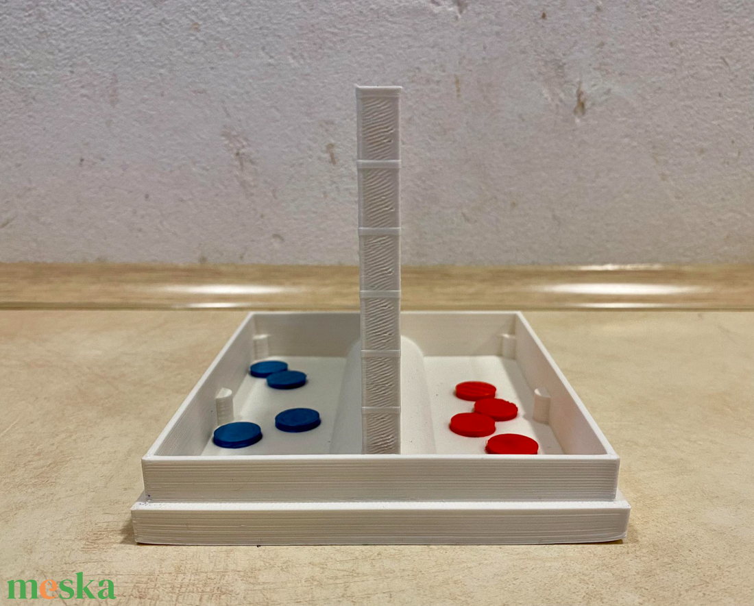 Valentin napi amőba 3D  - játék & sport - készségfejlesztő és logikai játék - logikai játékok - Meska.hu