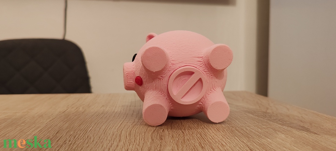 Cuki malac persely 3D - otthon & életmód - dekoráció - asztal és polc dekoráció - persely - Meska.hu