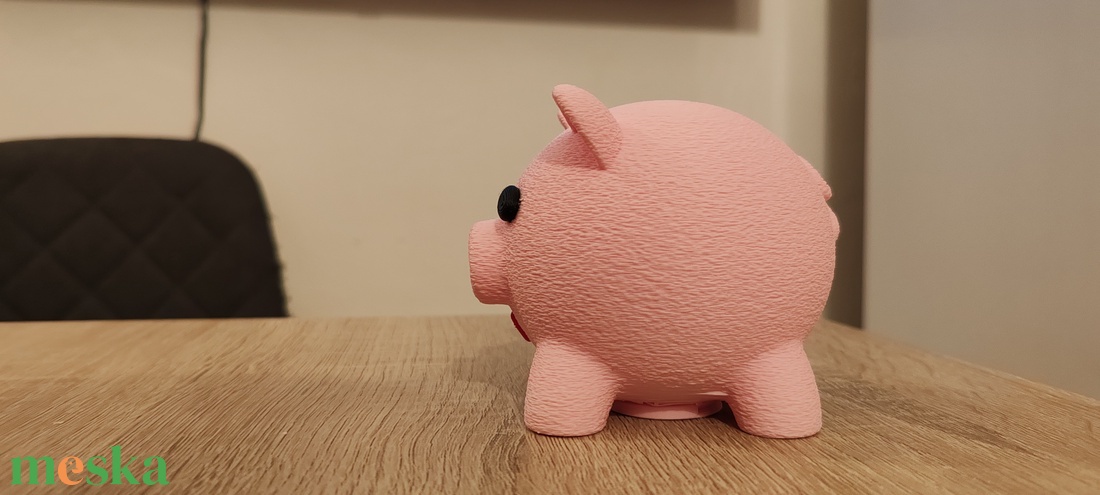 Cuki malac persely 3D - otthon & életmód - dekoráció - asztal és polc dekoráció - persely - Meska.hu