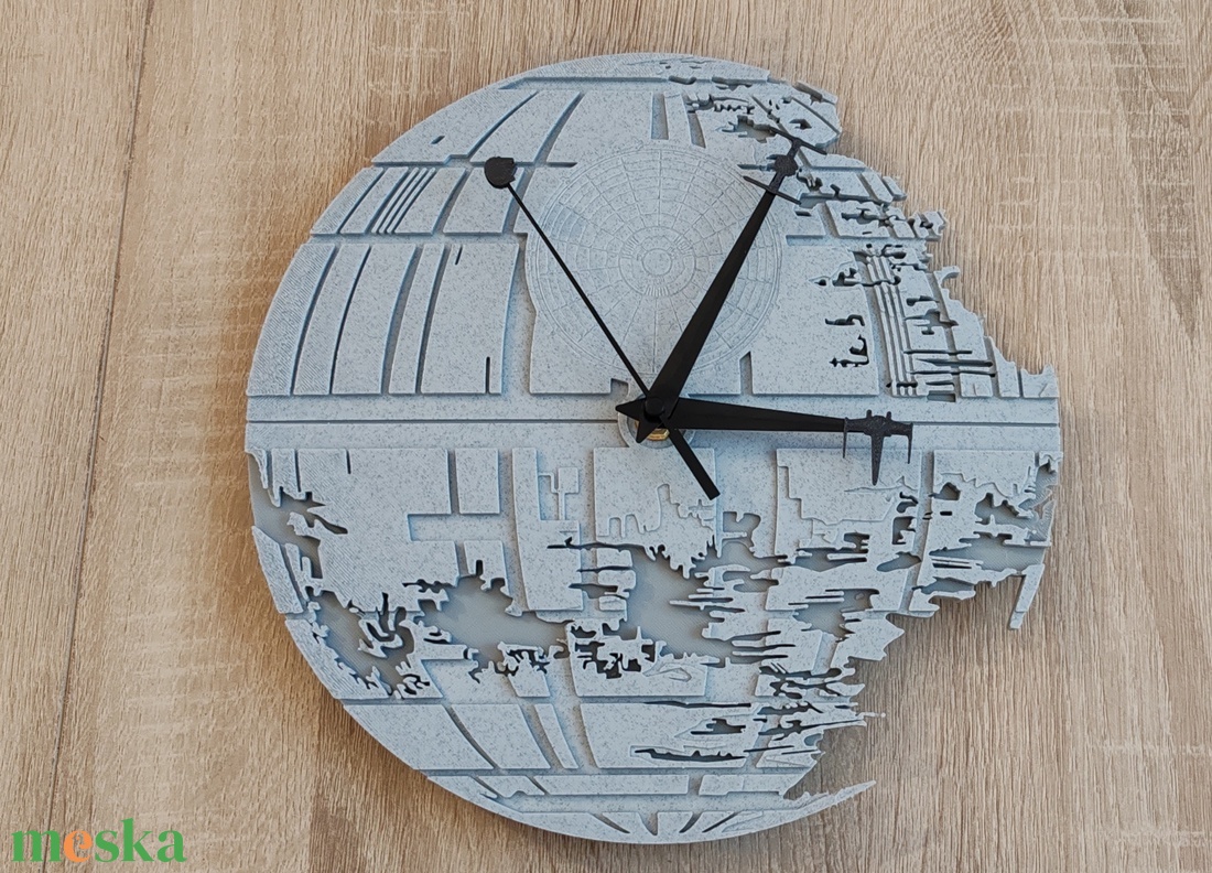 Star Wars 3D falióra márvány - otthon & életmód - dekoráció - fali és függő dekoráció - falióra & óra - Meska.hu