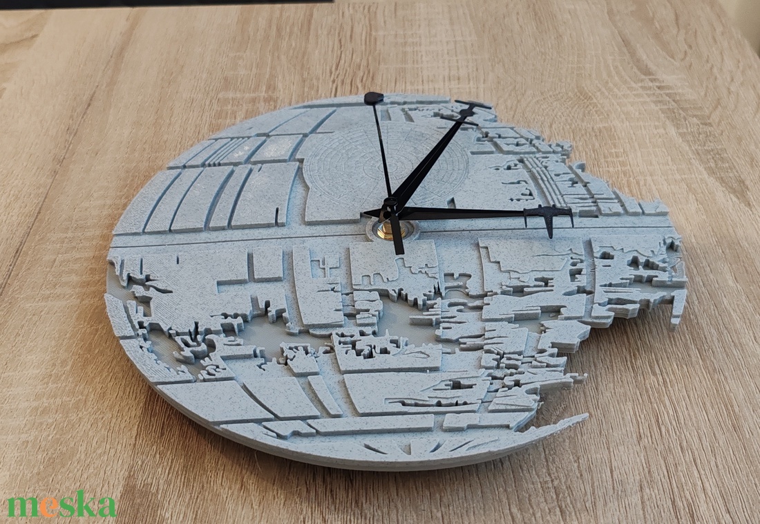 Star Wars 3D falióra márvány - otthon & életmód - dekoráció - fali és függő dekoráció - falióra & óra - Meska.hu