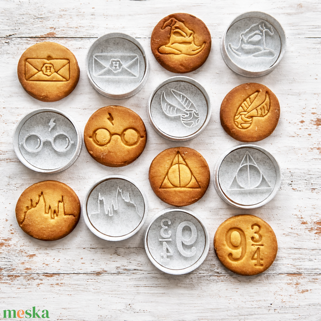 Harry Potter sütikiszúrók 3D - otthon & életmód - konyhafelszerelés, tálalás - sütés, főzés - sütikiszúró - Meska.hu