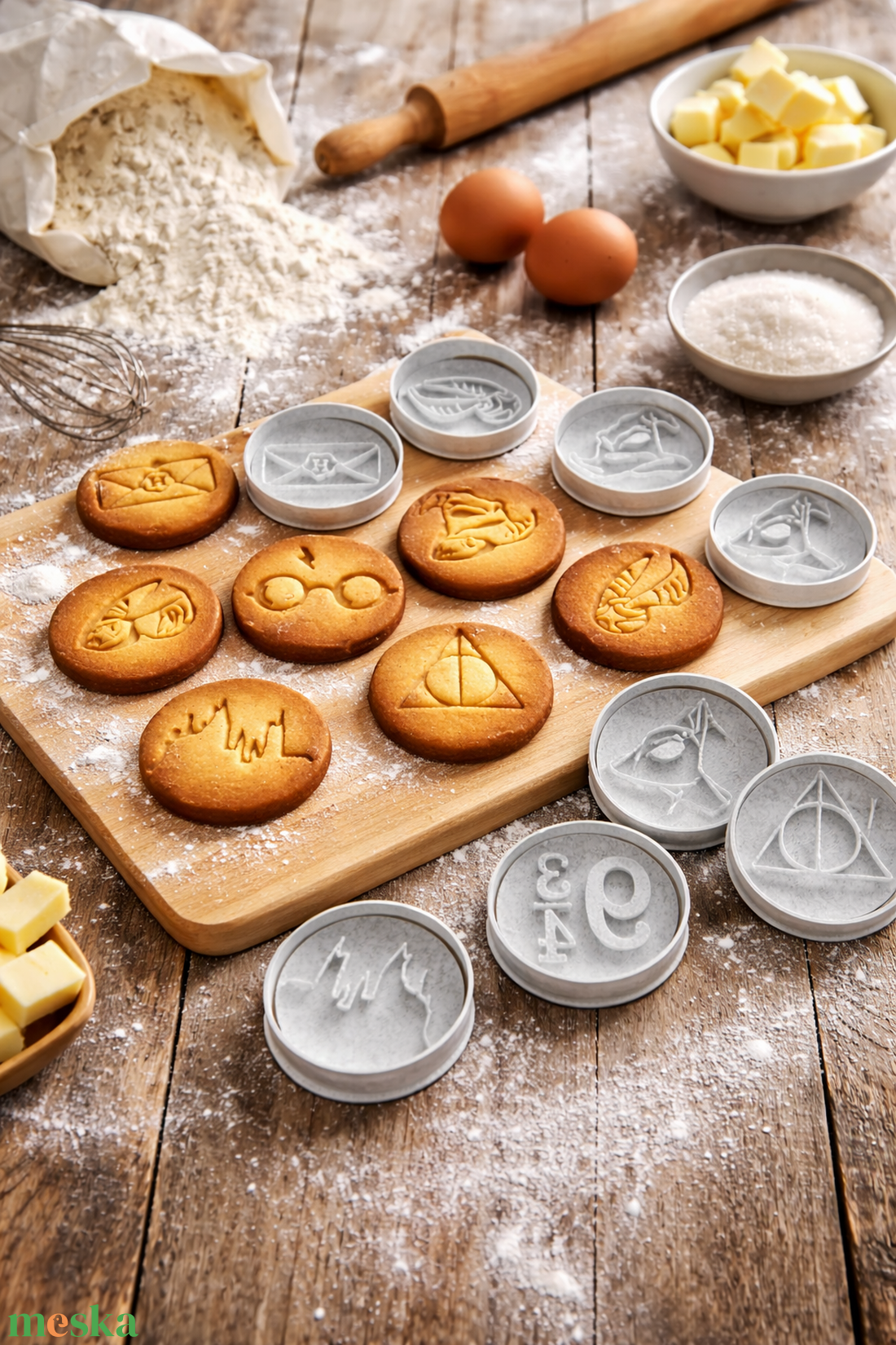 Harry Potter sütikiszúrók 3D - otthon & életmód - konyhafelszerelés, tálalás - sütés, főzés - sütikiszúró - Meska.hu
