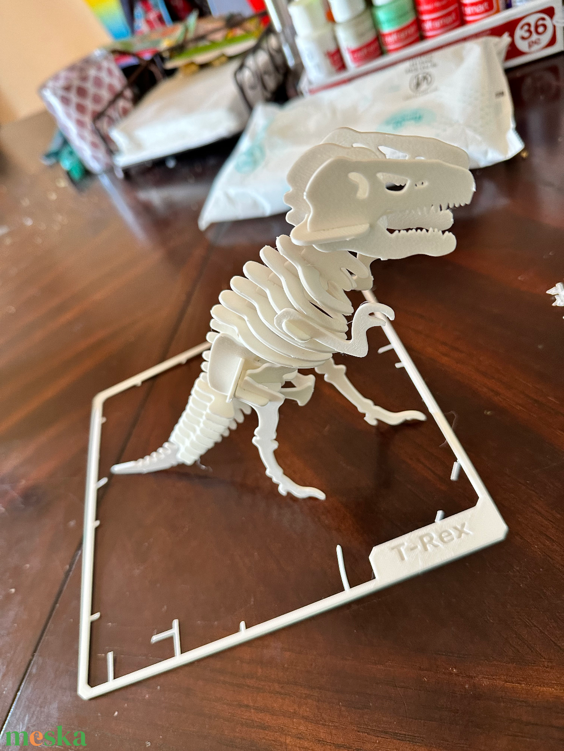 T-Rex csináld magad 3D - kellékek & szerszámok - dekorációs kellékek - figurák - Meska.hu