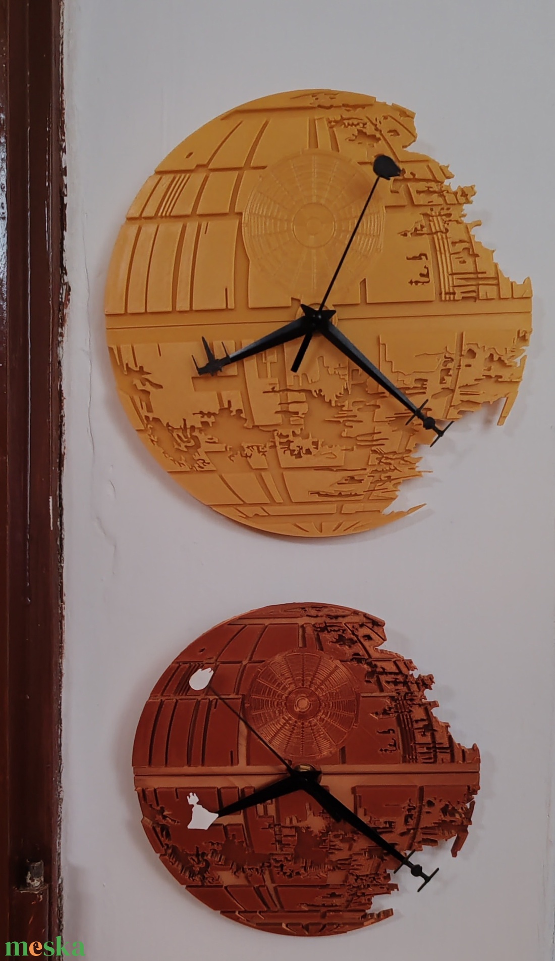 Star Wars 3D falióra Arany - otthon & életmód - dekoráció - fali és függő dekoráció - falióra & óra - Meska.hu