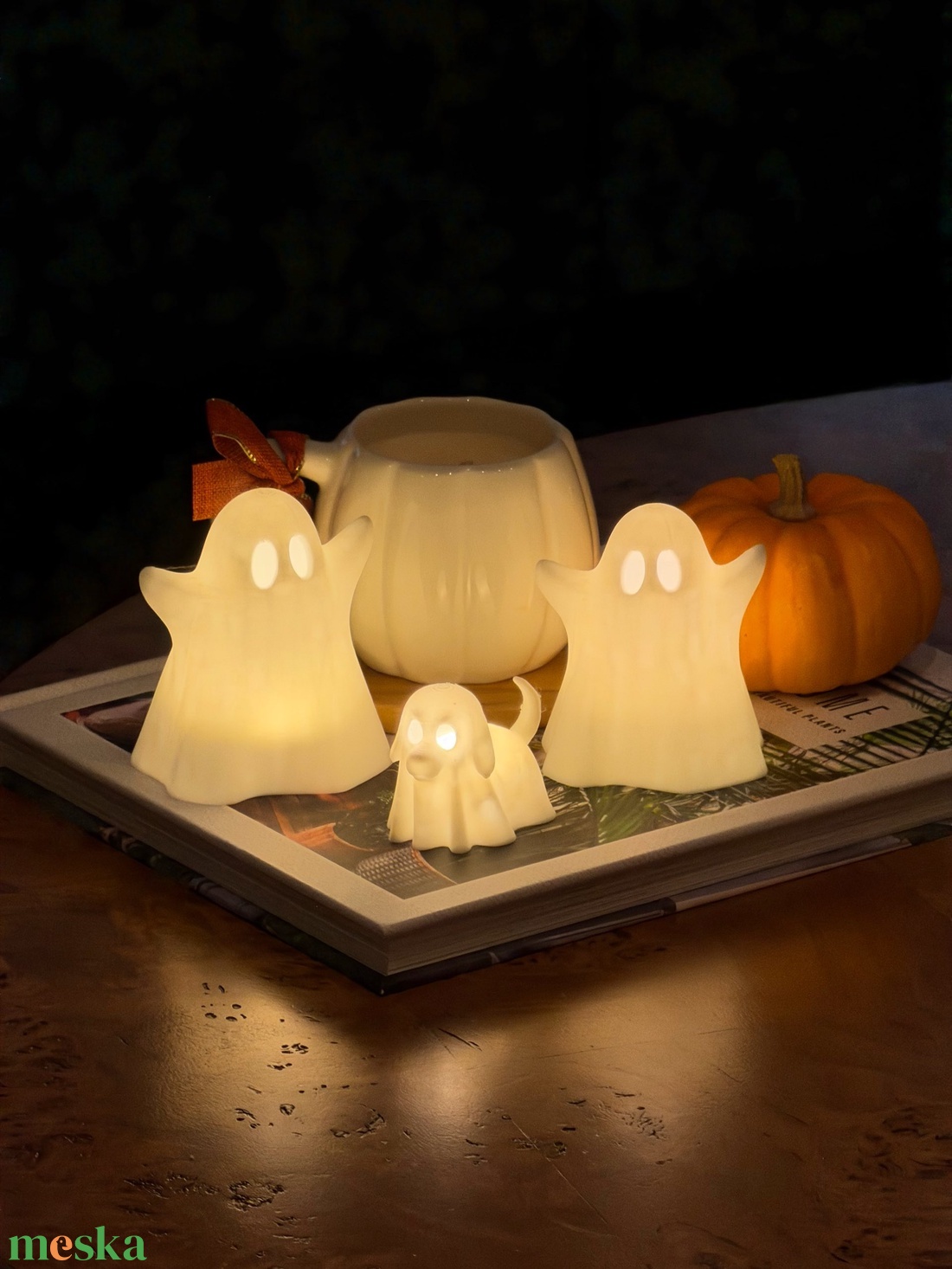 Világító Kuya Szellem Polcdísz - otthon & életmód - dekoráció - asztal és polc dekoráció - asztaldísz - Meska.hu