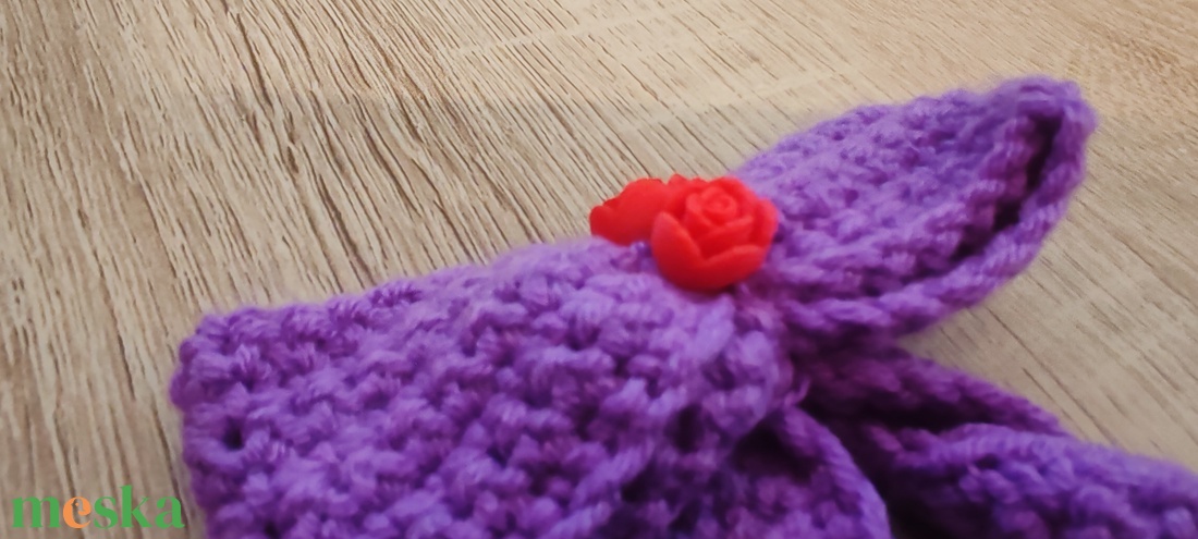 Különleges Masni Horgolt hajd�sz - ruha & divat - sál, sapka, kendő - kesztyű - Meska.hu