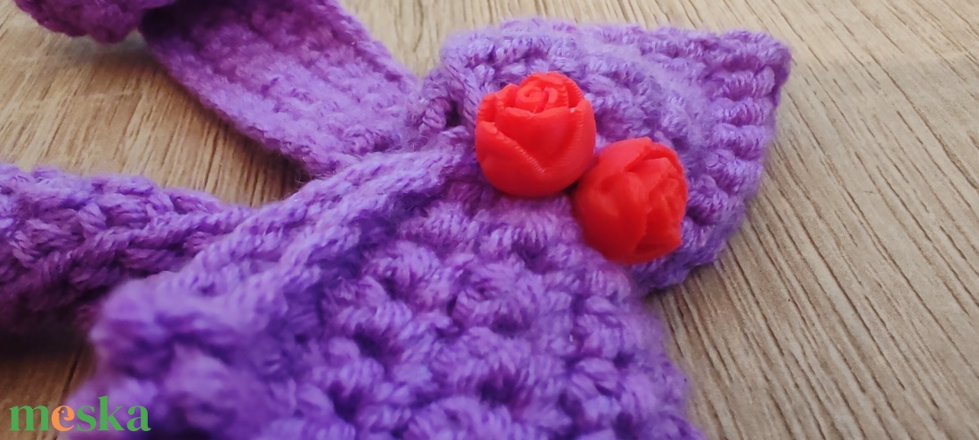 Különleges Masni Horgolt hajd�sz - ruha & divat - sál, sapka, kendő - kesztyű - Meska.hu