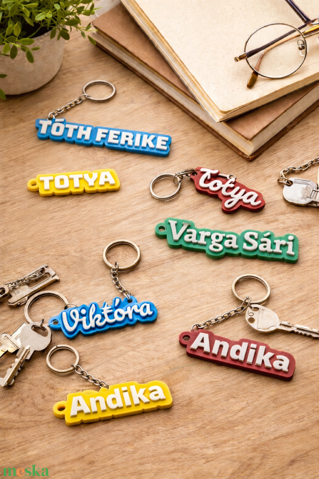 Személyre szabott kulcstartó 3D - táska & tok - kulcstartó & táskadísz - kulcstartó - Meska.hu