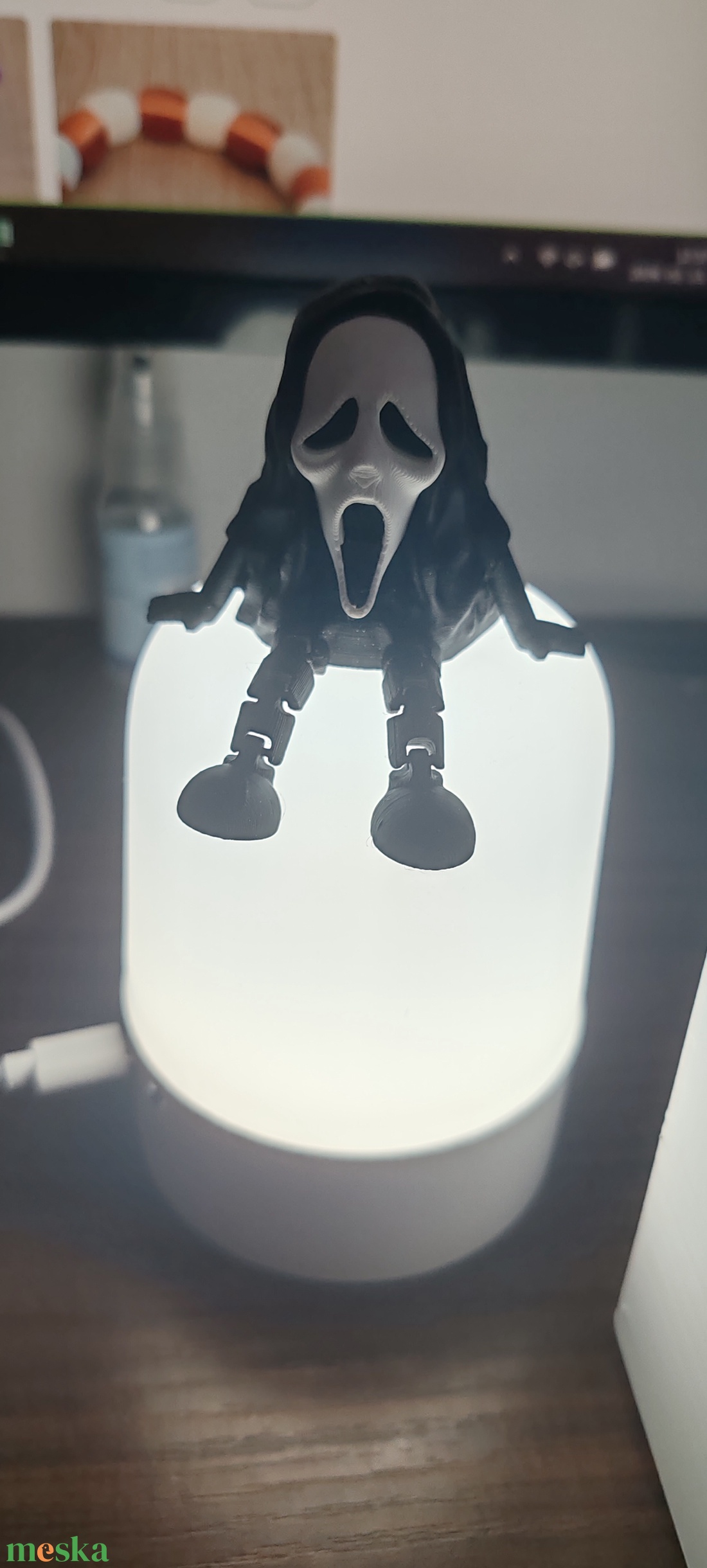 Sikoly cuki ülő figura 3D - kellékek & szerszámok - dekorációs kellékek - figurák - Meska.hu