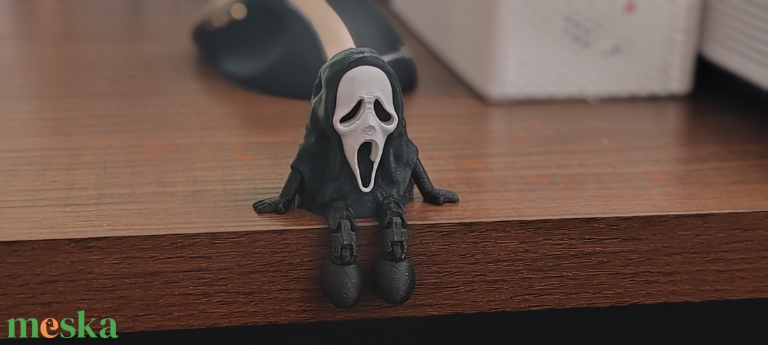 Sikoly cuki ülő figura 3D - kellékek & szerszámok - dekorációs kellékek - figurák - Meska.hu