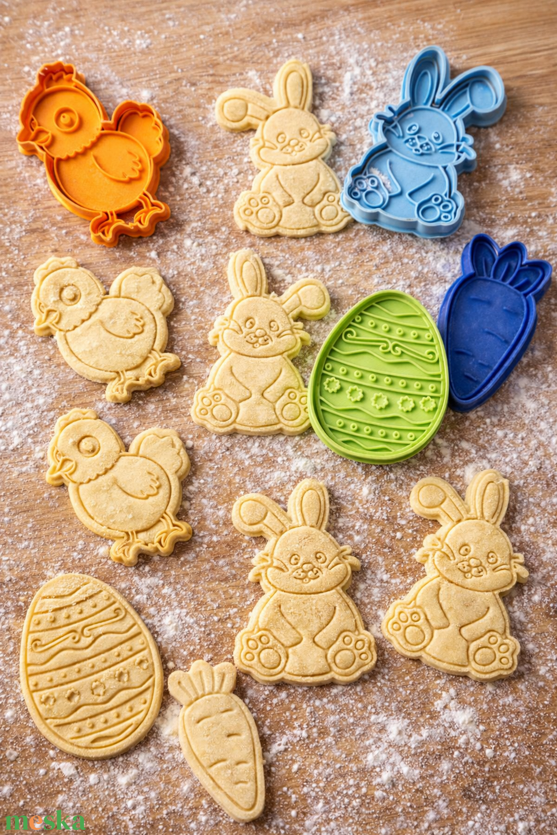 Húsvéti sütikiszúrók 3D - ünnepi díszek, dekorációk - húsvéti díszek és dekorációk - húsvéti sütikiszúró - Meska.hu