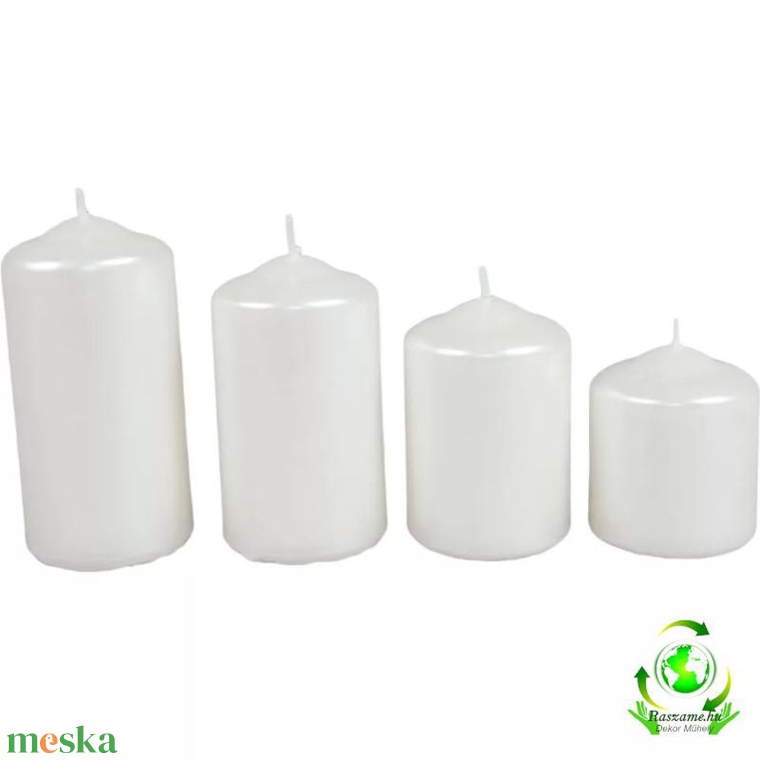 Metál 50 mm lépcsős gyertya szett - fehér - kellékek & szerszámok - dekorációs kellékek - dekorációs gyertya - Meska.hu Metál 50 mm lépcsős gyertya szett - fehér - kellékek & szerszámok - dekorációs kellékek - dekorációs gyertya - Meska.hu