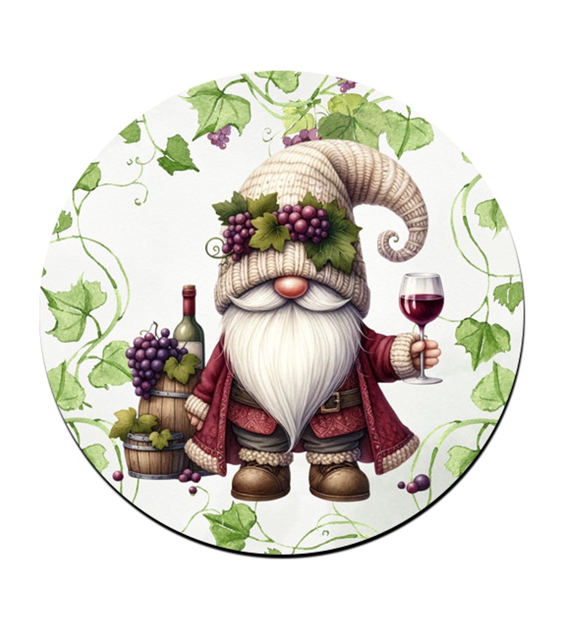 A legjobb borász manó mintás bögre alátét -  - Meska.hu