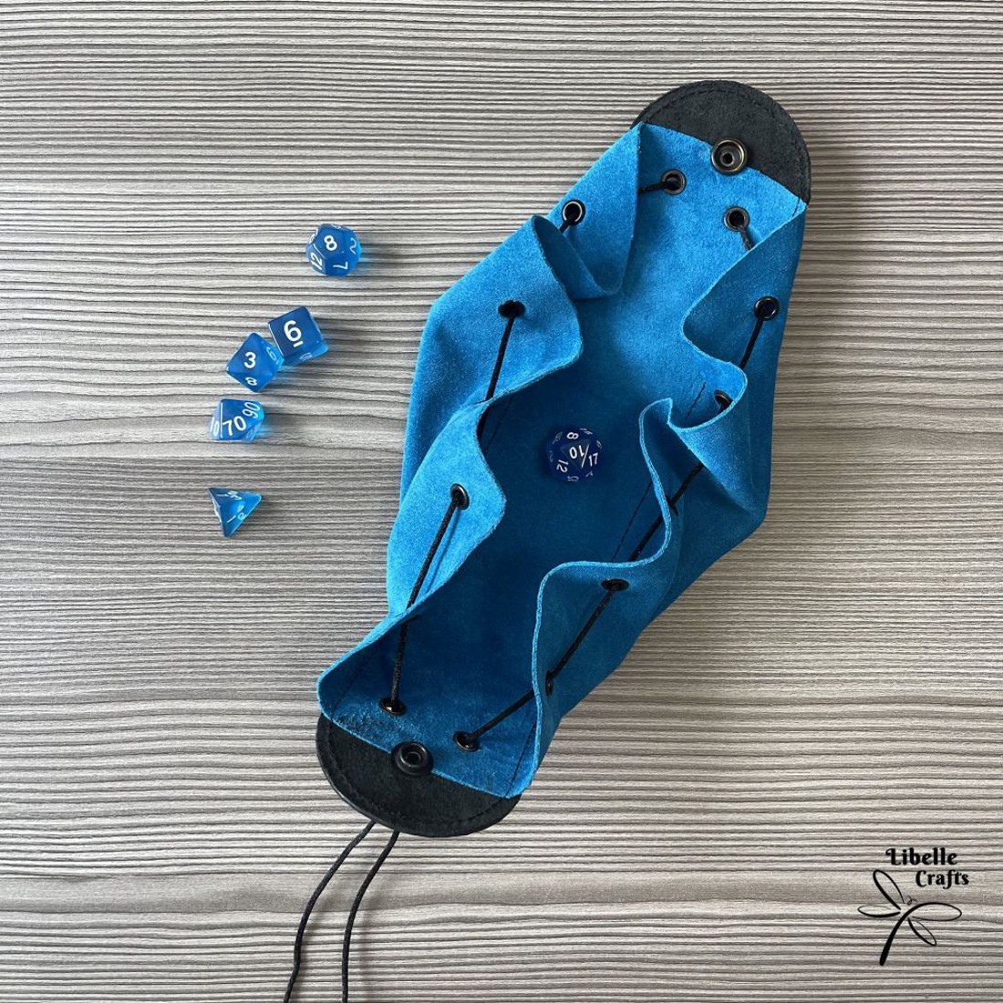 2in1 szütyő és kockatálca - Karen - játék & sport - táblajáték és kártyajáték - társasjátékok - dobókocka - Meska.hu