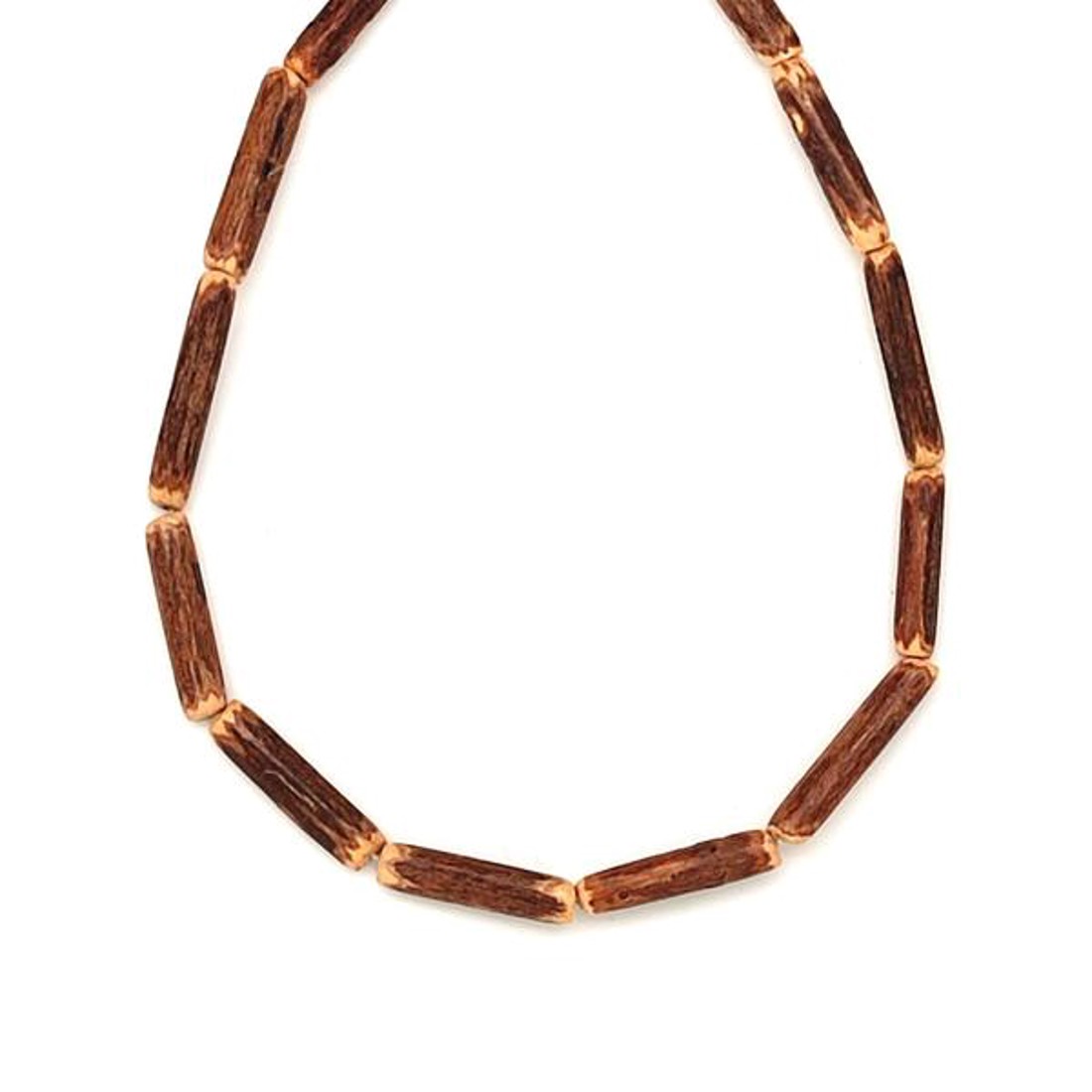 Bambusz sötét henger 14-18x2-4mm  ékszerkészítő alapanyag (füzér) - kellékek & szerszámok - ásvány alapanyag - ásványfüzér - Meska.hu