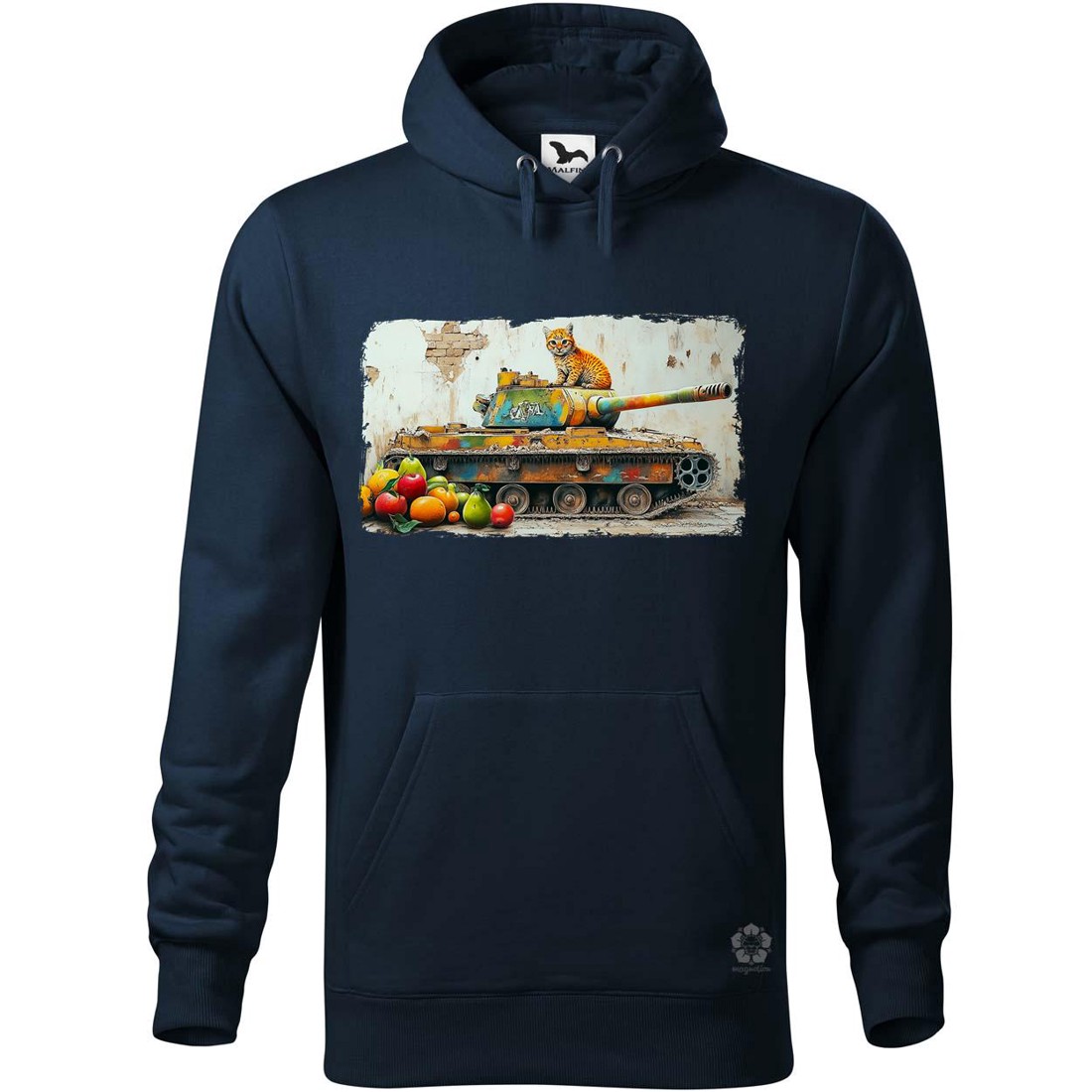 Tank és párduc graffiti v3 - ruha & divat - férfi ruha - férfi pulóver - Meska.hu