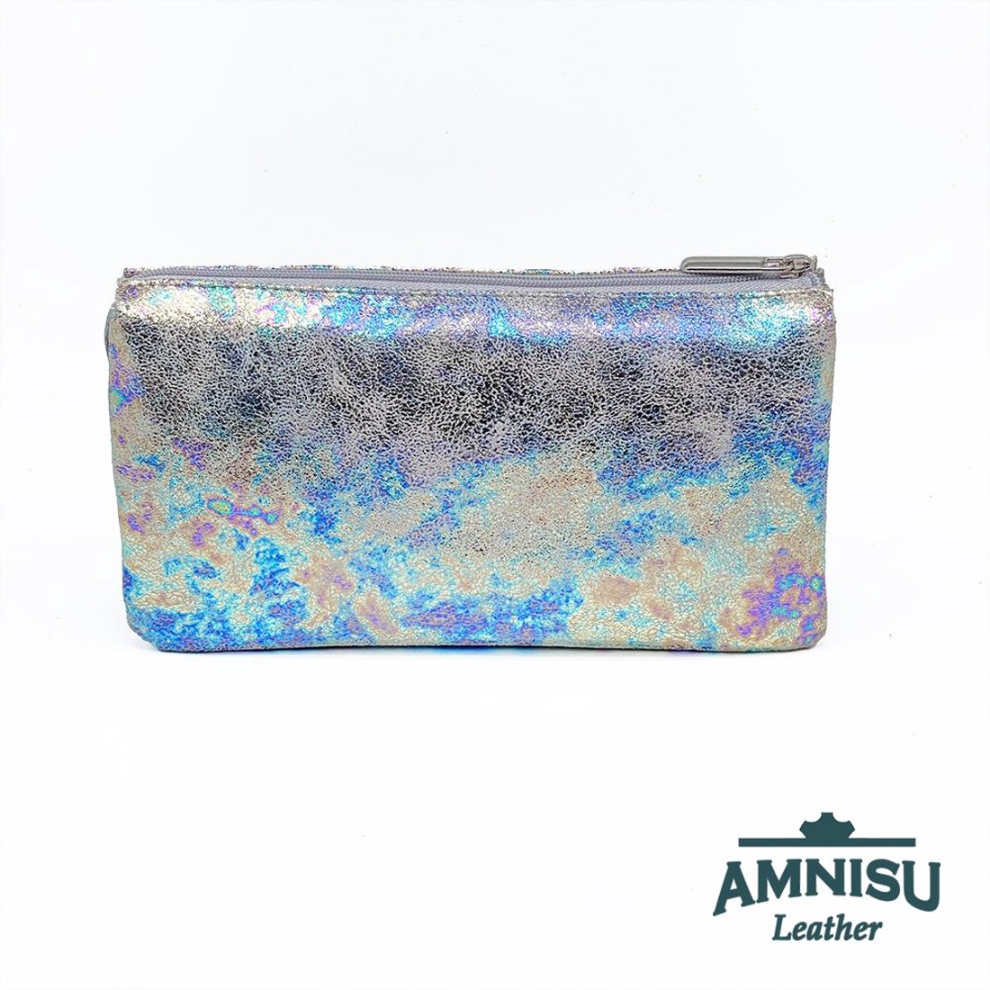 Hologramos egyenes swarovski köves női bőr pénztárca G3009 - táska & tok - pénztárca & más tok - pénztárca - női pénztárca - Meska.hu