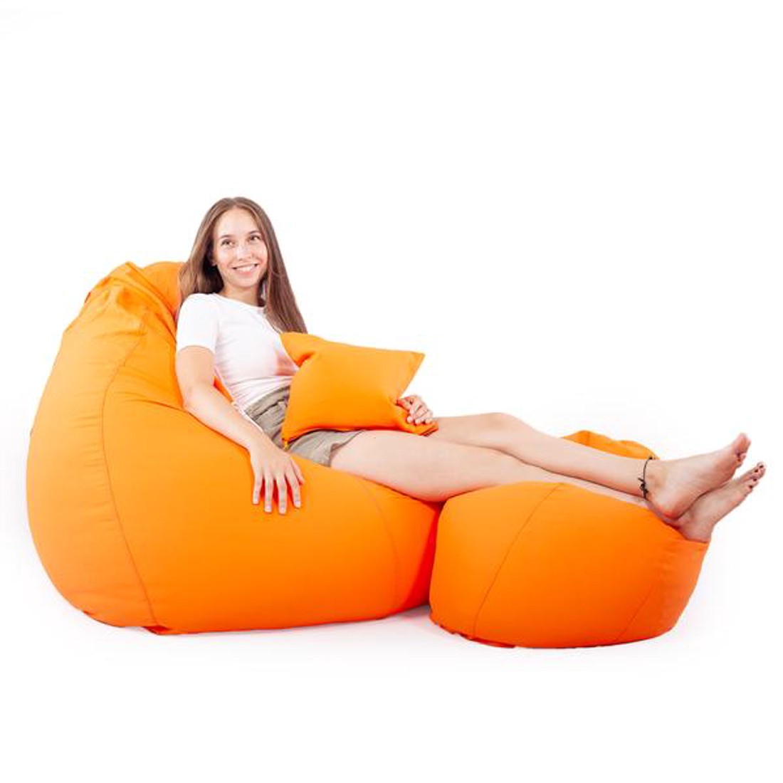 Narancs ALL IN XXL Babzsákfotel Garnitúra -  - Meska.hu