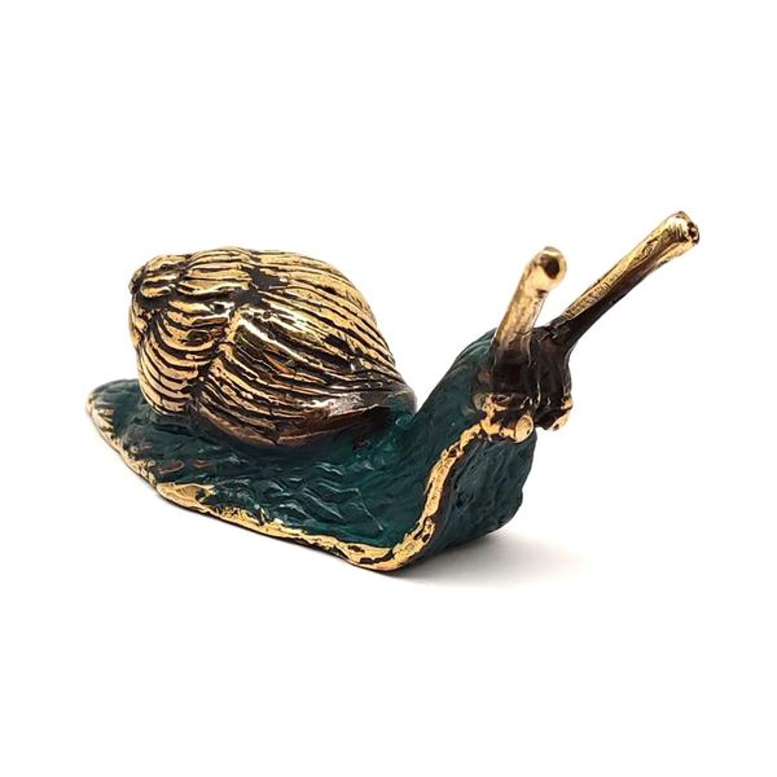 Réz figura csiga antik 4x8cm - otthon & életmód - dekoráció - spiritualitás - Meska.hu