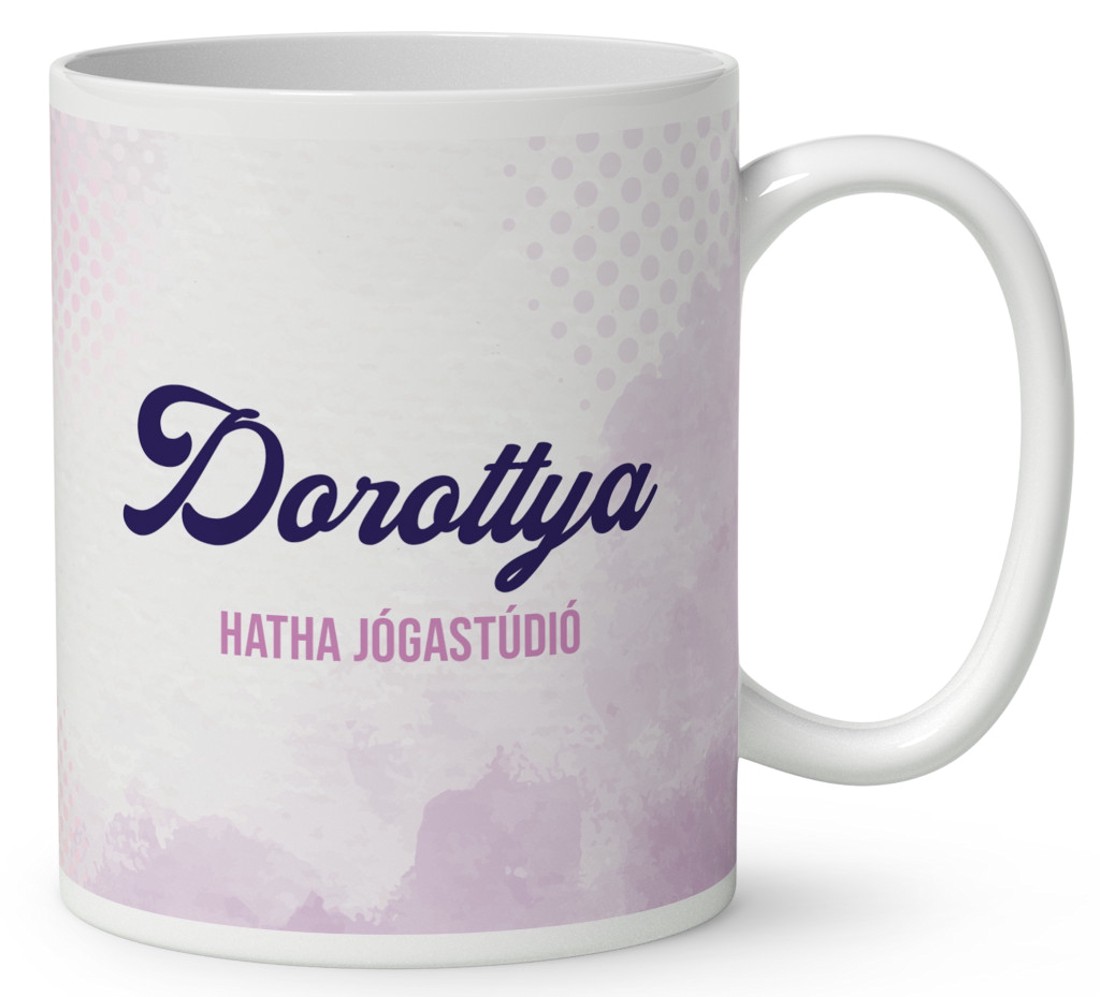 Névvel kérhető - Cuki Jóga manó mintás bögre - otthon & életmód - konyhafelszerelés, tálalás - tálalás - bögre & csésze - Meska.hu