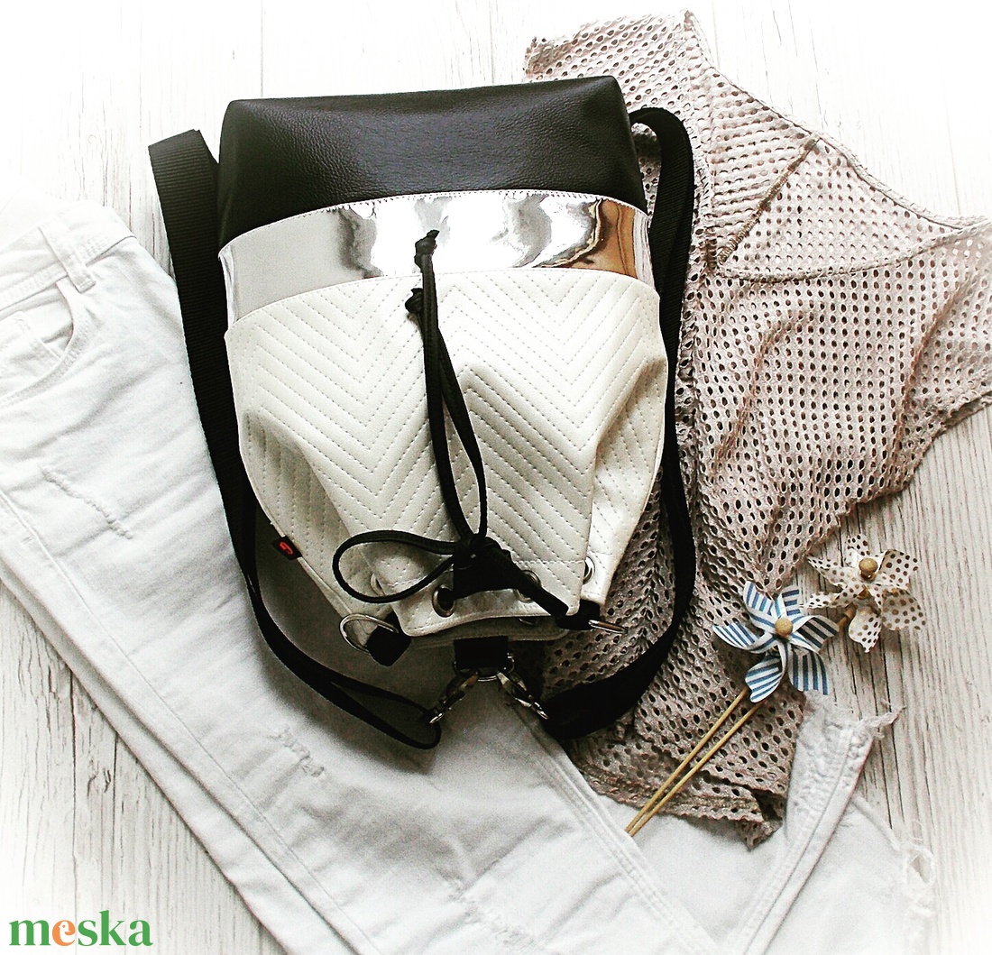 Bow többfunkciós 3 in1hátizsák/válltáska - táska & tok - variálható táska - Meska.hu