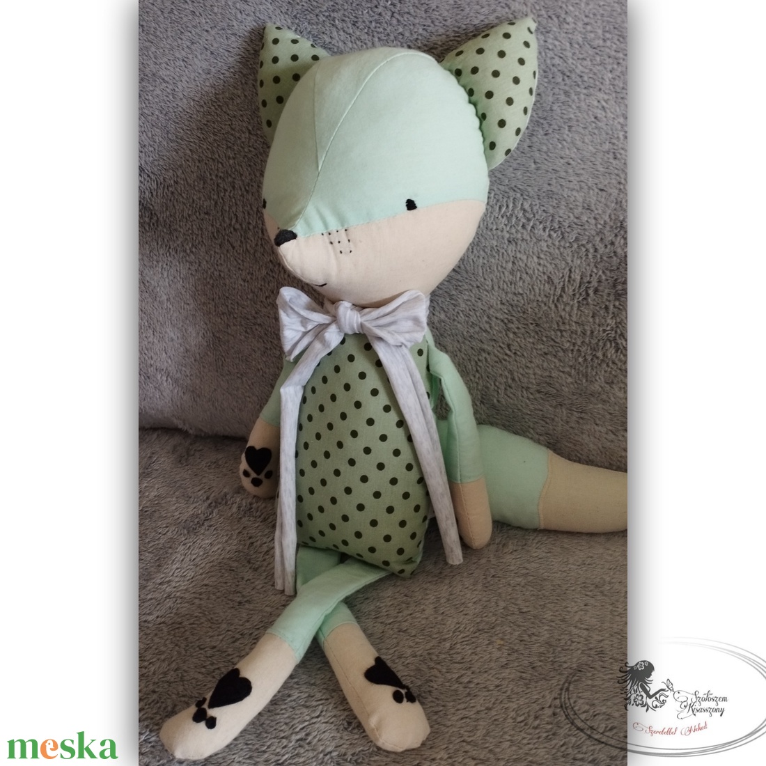 Rókuci - játék & sport - plüssállat & játékfigura - róka - Meska.hu