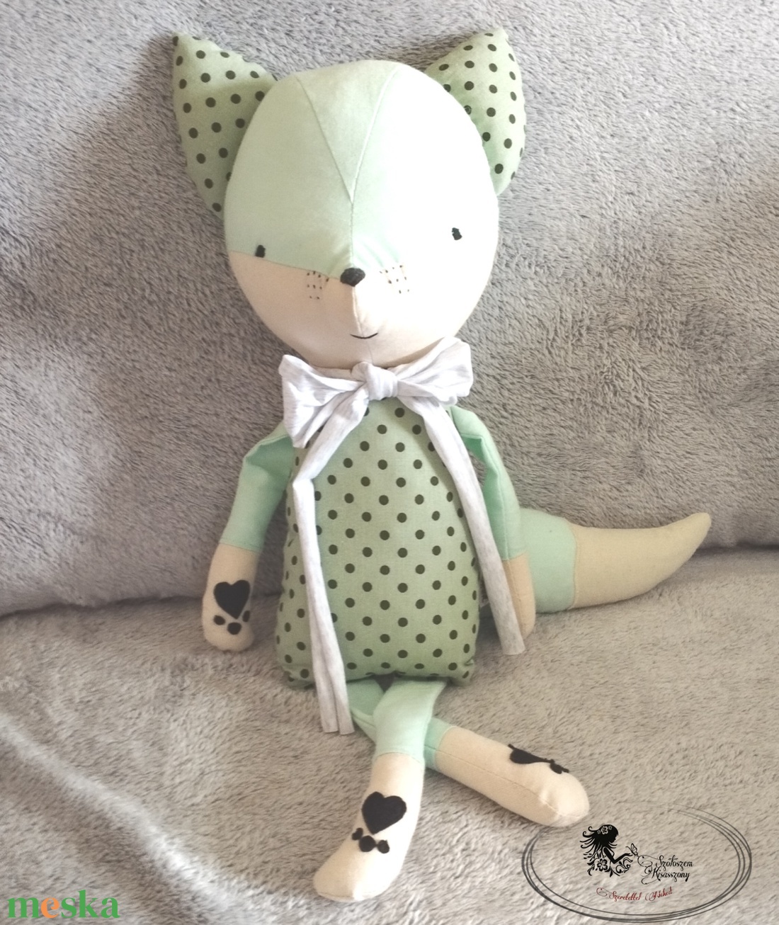 Rókuci - játék & sport - plüssállat & játékfigura - róka - Meska.hu