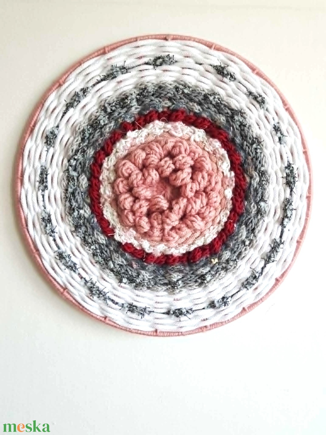 Fonal mandala - otthon & életmód - dekoráció - fali és függő dekoráció - függődísz - Meska.hu