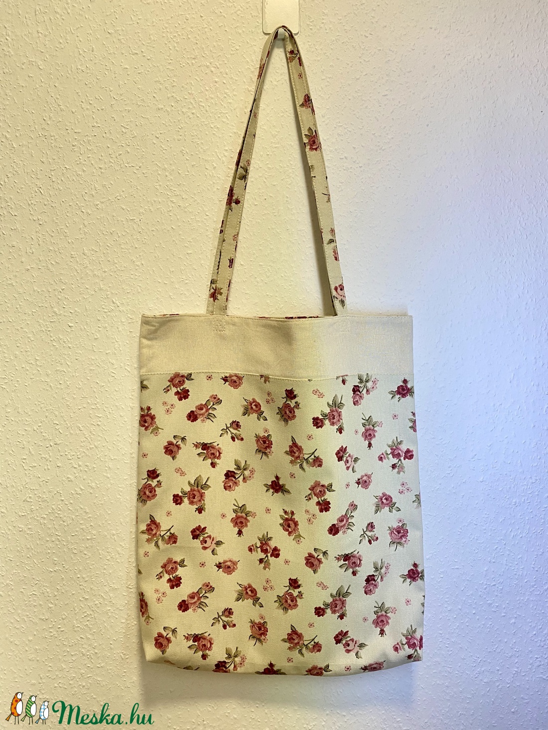 KI-BE fordítva bevásárló táska - táska & tok - bevásárlás & shopper táska - shopper, textiltáska, szatyor - Meska.hu