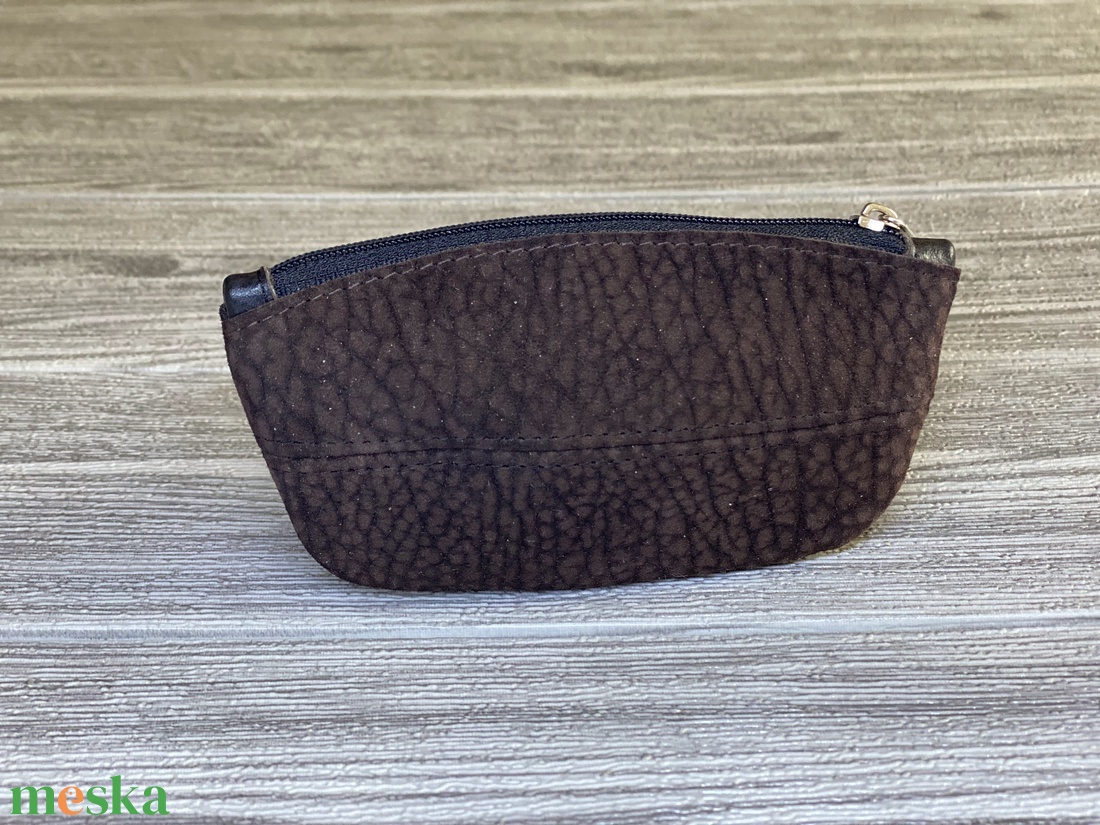 Retro bőr cipzáros kulcstartó - táska & tok - kulcstartó & táskadísz - kulcstartó - Meska.hu