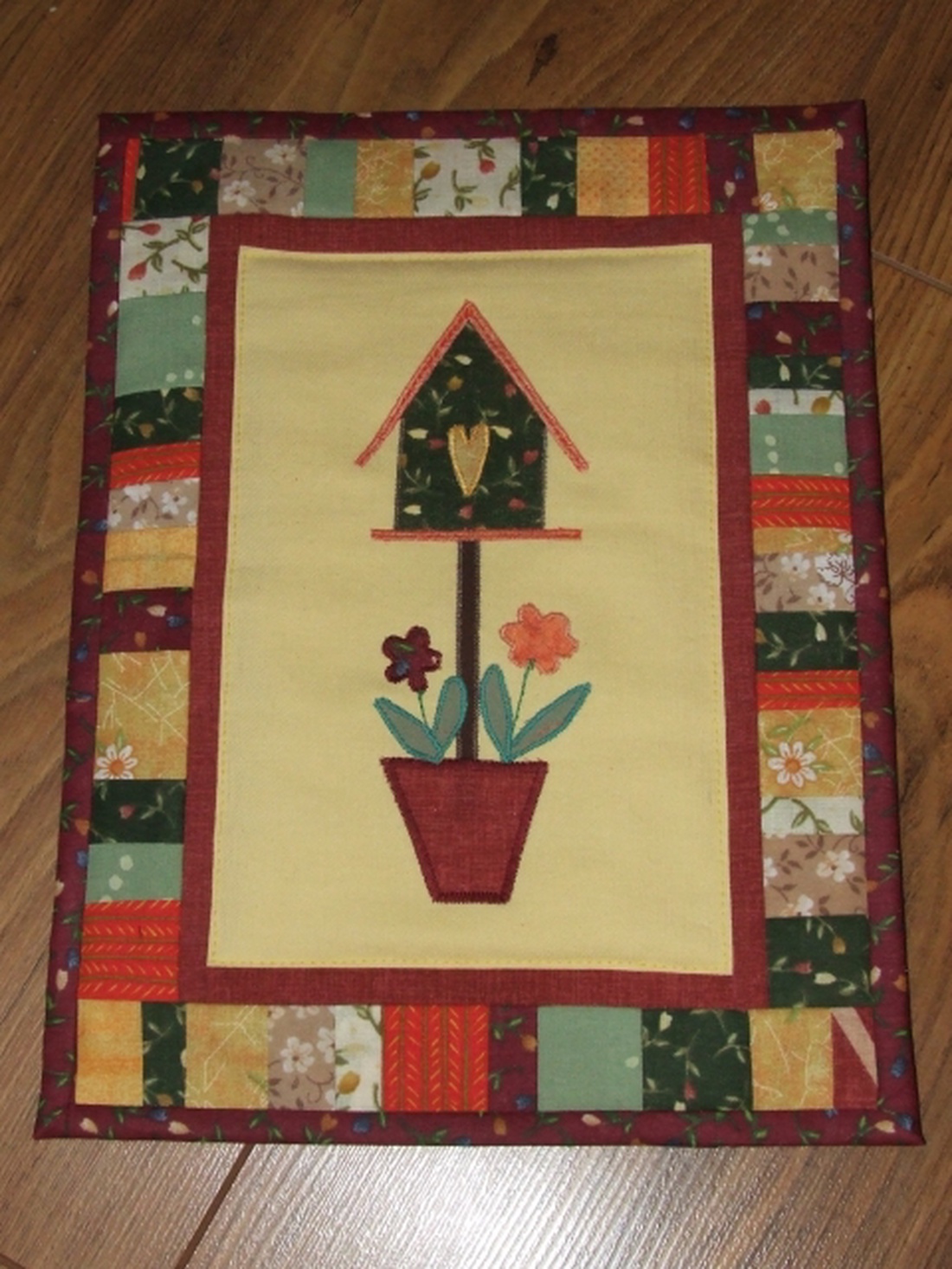 Madárházas falikép -  - Meska.hu