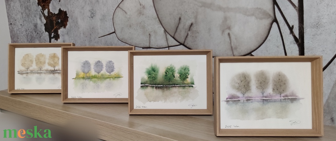 Akvarell kép - művészet - festmény - akvarell - Meska.hu