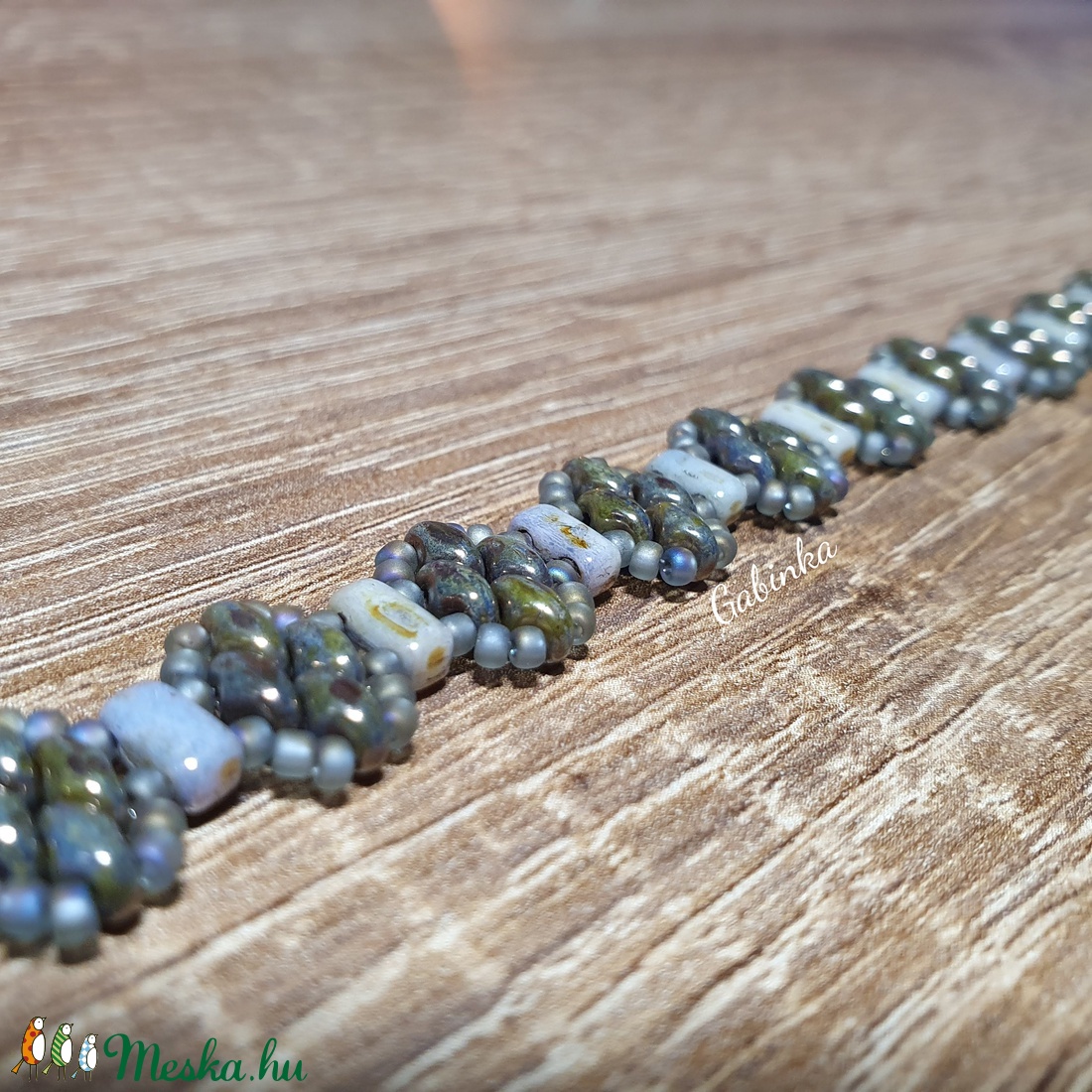 Viharfelhő karkötő - ékszer - karkötő - gyöngyös karkötő - Meska.hu